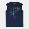 DHILLS Navy Gradient Tank Top